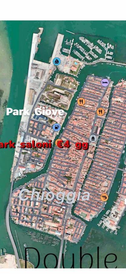 Casabella Chioggia Casa Indipendente Con Corte Eksteriør bilde