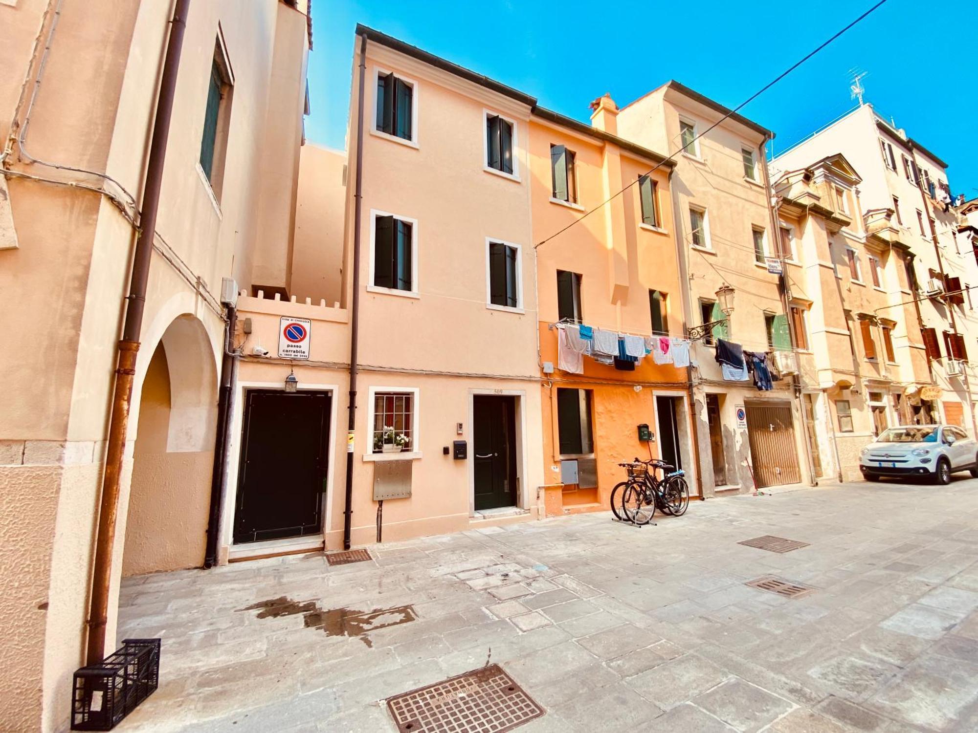 Casabella Chioggia Casa Indipendente Con Corte Eksteriør bilde